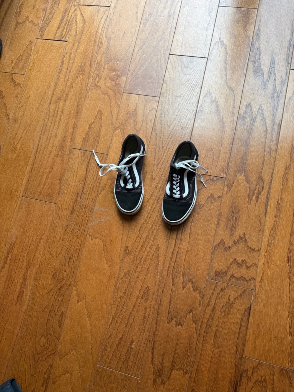 Vans Black and White Old Skool Sneakers